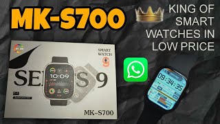 MKs700 Best Smart Watch 😱🤯 AMOLED Display Smooth Working viral [upl. by Clift896]