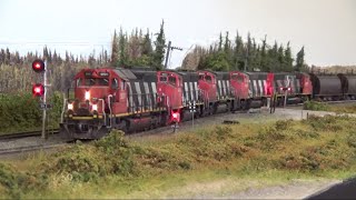 HO Ops Session  CN Caramat amp Kinghorn Subdivisions  May 2022 [upl. by Griffy]