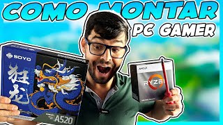 COMO MONTAR UM PC GAMER ATÃ‰ R 1700 C RYZEN 4600G I TUTORIAL PASSO A PASSO [upl. by Davine]