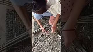 Reed basket weaving process [upl. by Publius517]