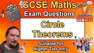 Circle Theorems  GCSE Maths Exam Questions Higher Tier Only [upl. by Nerwal858]