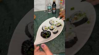 Sushi l sushi at home l let’s make sushi l vegetarian sushi fyp fypage sushi japanesefood [upl. by Eaton]