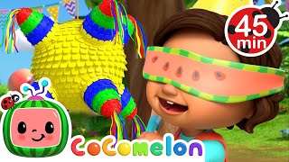 Ninas Big Birthday Colorful Piñata  More Ninas Familia  CoComelon Nursery Rhymes amp Kids Songs [upl. by Karoly]