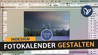 InDesign Tutorial Fotokalender und passendes Deckblatt gestalten [upl. by Ybreh]