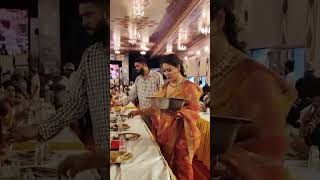 Kajol Serve The Bhog At Durga Puja [upl. by Aletse]