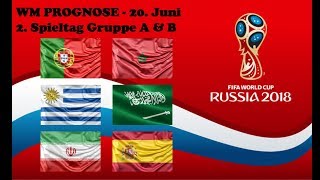 WM Tipps 6  Prognosen und Vorhersagen für PortugalMarokko UruguaySaudi Arabien IranSpanien [upl. by Sanjay433]