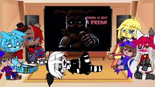 Toys react to dance to forgetfnaf 2link to original in descgacha club [upl. by Orren]