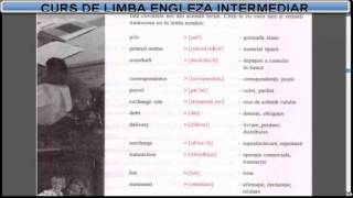 Curs de limba Engleza nivel intermediar temavocabular  Lectia 23 [upl. by Inerney83]