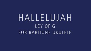 Hallelujah  Baritone Ukulele Picking Tutorial [upl. by Yesnil]