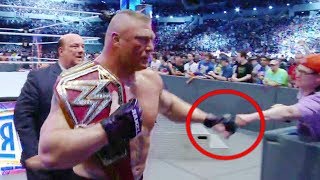 10 WWE Wrestlers CAUGHT Breaking Character On TV [upl. by Yroj]