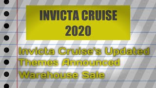 More Invicta Cruise News amp Warehouse Sales Update shophq invictacruise2020 [upl. by Gesner]