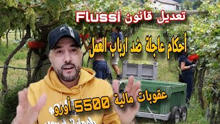 تعديل قانون flussi عقوبات مالية 5500 أورو وأحكام عاجلة ضد أرباب العمل [upl. by Simson]