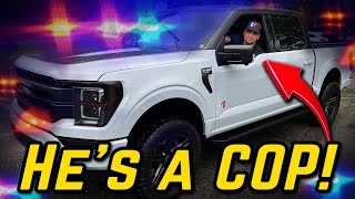 COP Takes My 775 HP Truck For Burnouts amp Hooning [upl. by Carey344]