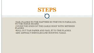 How to Build a Gable Roof [upl. by Hada]