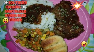 Homemade Smothered Hamburgers 🍽 in Savory Beef Gravy [upl. by Danforth]