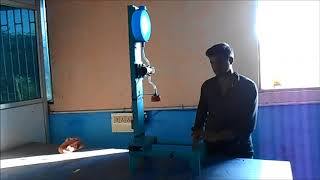 MECHANICAL ENGG PROJECT FOOT OPERATED HAND WASHING MACHINE HITECH RESEARCH FOUNDATION [upl. by Nibuz]