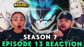 DEKU OVERWHELMS SHIGARAKI  My Hero Academia Season 7 Episode 13 Reaction [upl. by Gairc]