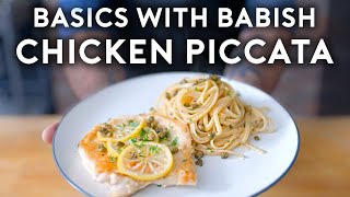 Chicken Piccata  Basics with Babish [upl. by Aztilem]