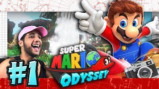 Super Mario Odyssey Part 1 amp SWITCH GIVEAWAY  Cap amp Cascade Kingdom [upl. by Annoval]