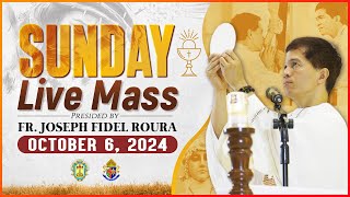 SUNDAY FILIPINO MASS TODAY LIVE  OCTOBER 6 2024  FR JOSEPH FIDEL ROURA [upl. by Kenley]