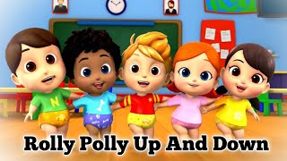 Rolly Polly hindi rhymesnursery rhymes for childrencartoon childrenssong [upl. by Ahsikad]