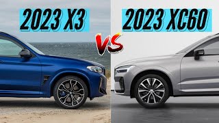 2023 BMW X3 M40i vs 2023 Volvo XC60 Comparison Review  X3 or XC60  SUV Battles [upl. by Lienhard]