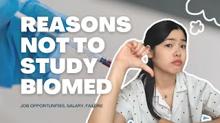 5 Reasons Why You SHOULD NOT Study Biomedical Science [upl. by Middle]