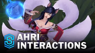 Ahri Special Interactions [upl. by Namharludba]