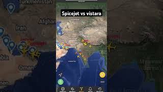 Spicejet vs vistara flightradar24 [upl. by Ilka751]