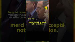 Sergueï Lavrov rencontre son homologue algérien [upl. by Anaihs293]