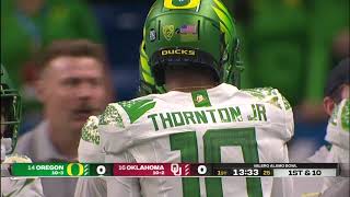 NCAAF 2021 Alamo Bowl  Oregon vs Oklahoma [upl. by Uwkuhceki]