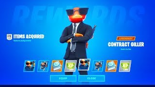 HOW TO CLAIM THE AGENT FISHSTICK SKIN Fortnite Agent Fishstick Daily VBucks Rewards [upl. by Nonnahc386]