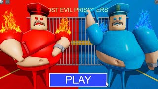 NEW UPDATE FIRE BARRY VS WATER BARRY in BARRYS PRISON RUN Scary Obby Roblox [upl. by Gernhard115]