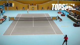 Top Spin 2K25  Serena Williams Vs Maria Sharapova  Nice Arena  2K Tour Online Gameplay PS5 [upl. by Elleahcim]