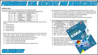 Pembahasan Soal Elektrolit dan Non Elektrolit Kelas 10 [upl. by Tabshey202]