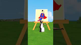 Scary Teacher 3D Help Nick Draw SuperGirl Challenge [upl. by Ahsemrak]