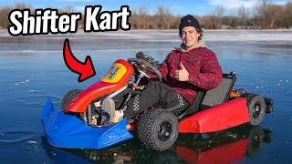 450cc Swapped Shifter Kart on Thin Ice [upl. by Luke]