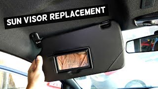 HOW TO REPLACE SUN VISOR SUN VISOR REMOVAL [upl. by Yup123]