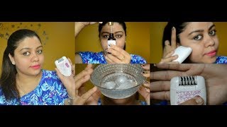 How I Epilate My face 😍 Demo Using  Philips Epilator Nailzfashionista [upl. by Nnaynaffit]