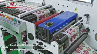 Automatic High Speed Slitting And Inspection Machine with slitting and rewinding machine label [upl. by Naillik]