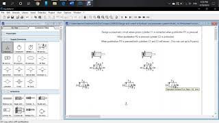 Hydraulics amp Pneumatics  FluidSim  Example 2 [upl. by Darnoc]