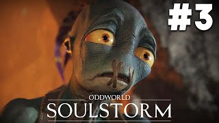 ODDWORLD SOULSTORM PS5 Gameplay Walkthrough Part 3  THE FUNICULAR Level 4 [upl. by Lirva]