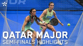 Qatar Ooredoo Major Premier Padel Highlights day 5 women [upl. by Ahsiemat]