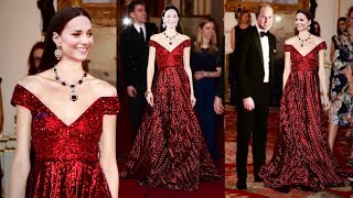 Catherine Stuns In Most Elegant Jenny Packham As She Stole Heart In Glamorous Style [upl. by Robenia941]