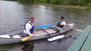 Crane Creek Kayakscanoe Styrigger [upl. by Ronacin825]