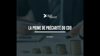 La prime de précarité du CDD [upl. by Brass295]