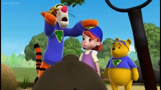 My Friends Tigger amp Pooh Rabbit Gets Squashed  Topsy Turvy Tigger Part 2 [upl. by Herzig]