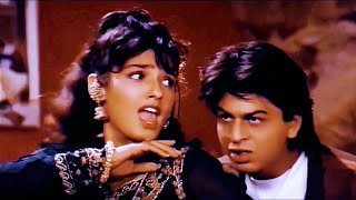 Zamane Ko Ab Tak Nahi Hai PataZamaana Deewana 1995 Full HD Video Song Shahrukh KhanRaveena Tandon [upl. by Nosyd]