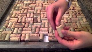 How to make a cork board out of wine corks [upl. by Filide]