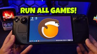 How to Run Games on Lutris  Steamdeck Tutorial [upl. by Martinelli540]